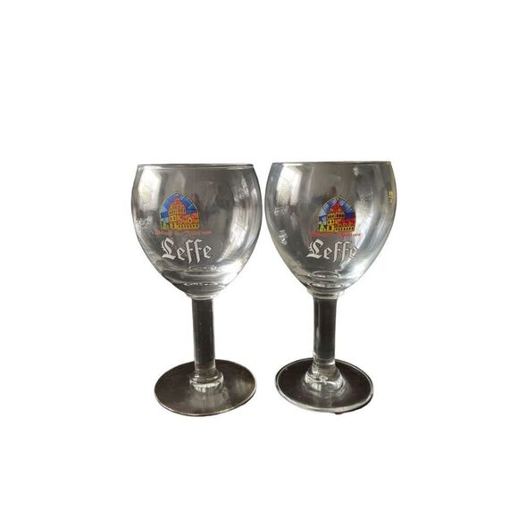 Vintage Leffe Beer Glasses Embrace the Timeless Beauty and Flavors of Abbaye de - Picture 9 of 14